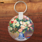 Porte-clés Bouquet de chrysanthèmes et un fan japonais (Verso)