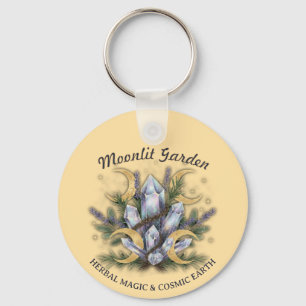 Porte-clés Bouquet de Cristal de Jardin au Clair de Lune • Ma