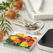 Porte-clés Bouquet de fleurs (Devant Droit)