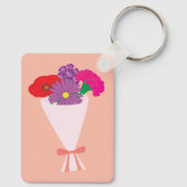 Porte-clés Bouquet de fleurs (Verso)