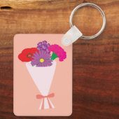 Porte-clés Bouquet de fleurs (Verso)