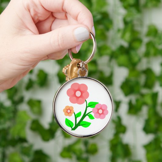 PORTE-CLÉS BOUQUET DE FLEURS (Main)