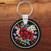 Porte-clés Bouquet de fleurs-33752 (Verso)