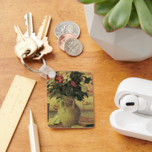 Porte-clés Bouquet de fleurs à la fenêtre par Maxine Maufra