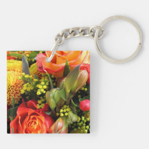 Porte-clés Bouquet de fleurs aux couleurs d'automne Photo