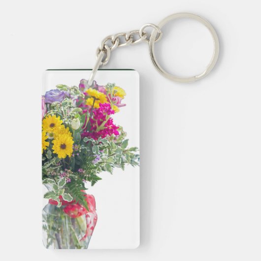 Porte-clés Bouquet de fleurs coupées (Dos)