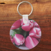 Porte-clés Bouquet de Pink Tulips, Flowers (Recto)