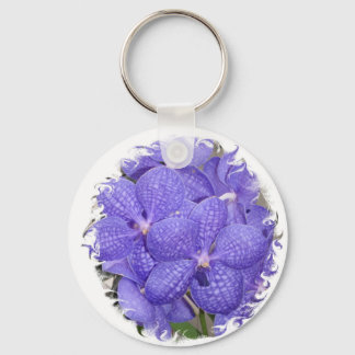 Porte-clés Bouquet de violettes violettes porte - clés