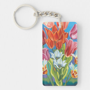 Porte-clés Bouquet en frontière III