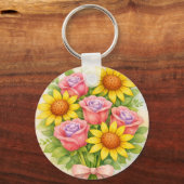 Porte-clés Bouquet floral (Verso)