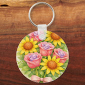 Porte-clés Bouquet floral (Recto)