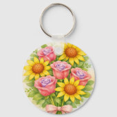 Porte-clés Bouquet floral (Verso)
