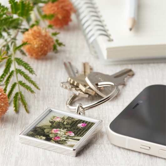 Porte-clés Bouquet mariage (Côté)