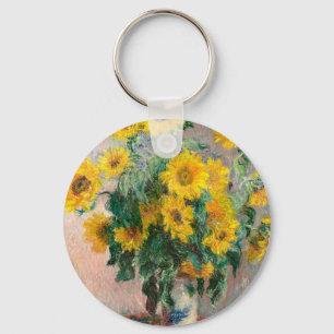 Porte-clés Bouquet of Sunflowers by Monet Impressionist