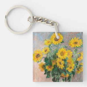 Porte-clés Bouquet of Sunflowers by Monet Impressionist