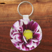 Porte-clés Bouquet pourpre (Recto)