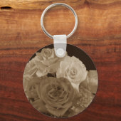 Porte-clés Bouquet Sepia Rose (Recto)