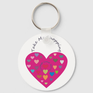 Porte-clés Bourse de rouge de Valentine