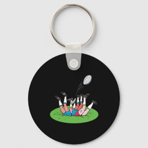 Porte-clés Bousculade de rugby