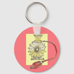 Porte-clés Bouteille de parfum des années 1920