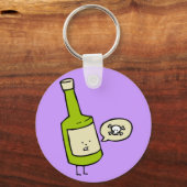 Porte-clés Bouteille de poison mignonne (Recto)