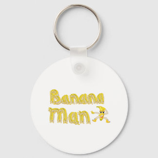 Porte-clés Bouton Banana Man