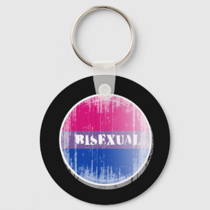 Porte-clés Bouton bisexuel distressed.png
