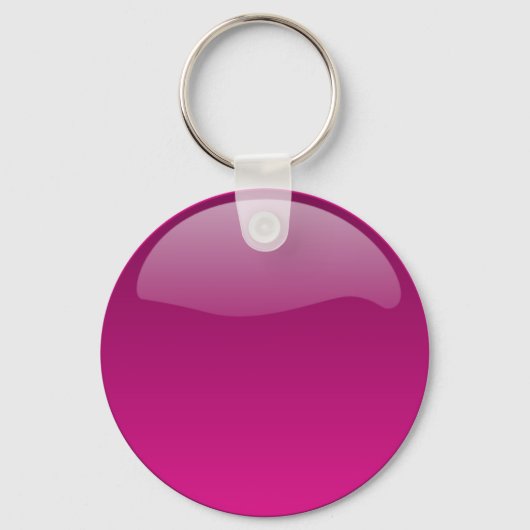 Porte-clés bouton brillant violet (Recto)