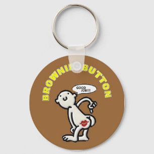 PORTE-CLÉS BOUTON DE "BROWNIE"
