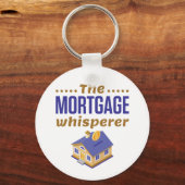 Porte-clés Bouton de l'agent de prêt bancaire hypothécaire Wh (Recto)