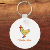 Porte-clés Bouton de poulet (Recto)