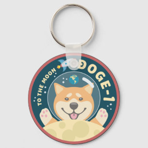 Porte-clés Bouton Doge 1 Moon Mission Patch