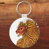 Porte-clés Bouton du drapeau sri lankais (Verso)
