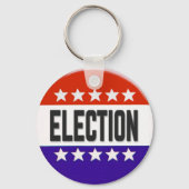 Porte-clés Bouton Élection (Verso)