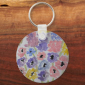 Porte-clés Bouton Fleur sauvage d'été (Recto)