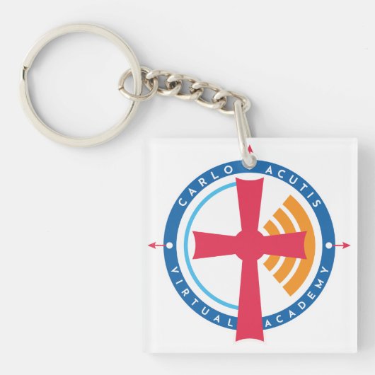 Porte-clés Bouton icône CAVA / broche (Devant)