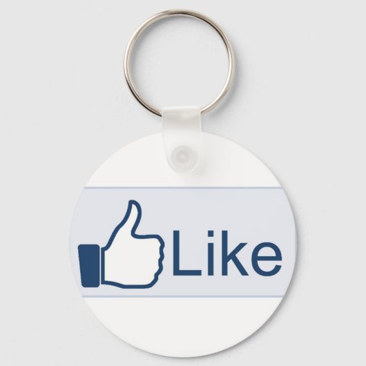 Porte-clés Bouton Like - porte - clé (Recto)