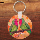 Porte-clés bouton loser (Recto)