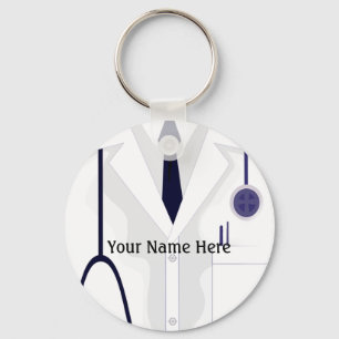 Porte-clés Bouton Médicale Lab Coat Jacket Doctor Porte - cl