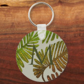 Porte-clés Bouton Monstera (Recto)