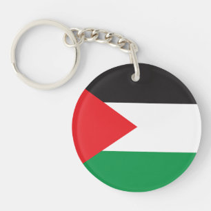 Porte-clés Bouton Palestine, Drapeau Patriotique Palestinien