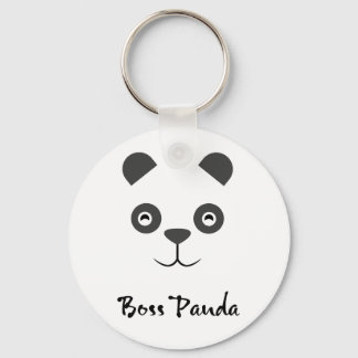 Porte-clés Bouton Panda Boss