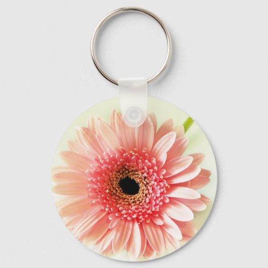 Porte-clés Bouton Pinback Gerbera Daisy (Recto)