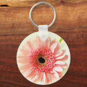 Porte-clés Bouton Pinback Gerbera Daisy (Recto)