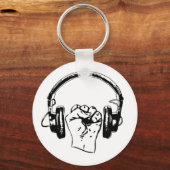 Porte-clés Bouton Uprise musicale (Recto)