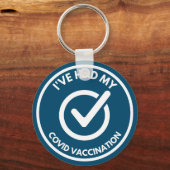 Porte-clés bouton vacciné (Recto)