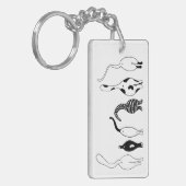 Porte-clés Boutons de chat (Devant gauche)