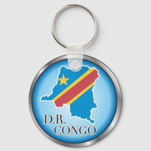 Porte-clés Boutons de pays africains