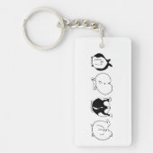 Porte-clés Boutons Hamster (Devant)