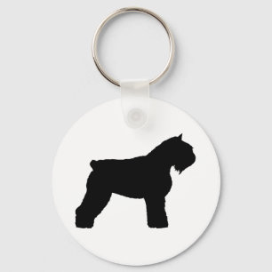 Porte-clés Bouvier des Flandres Dog (in black)